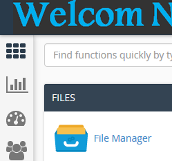 cPanel File Manager – Welcom Net tukiportaali